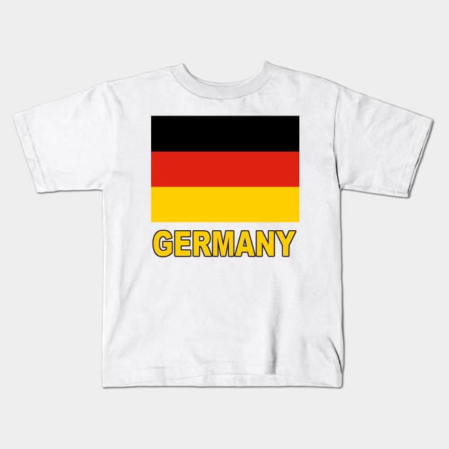 The Pride of Germany - German Flag Design Kids T-Shirt by Naves